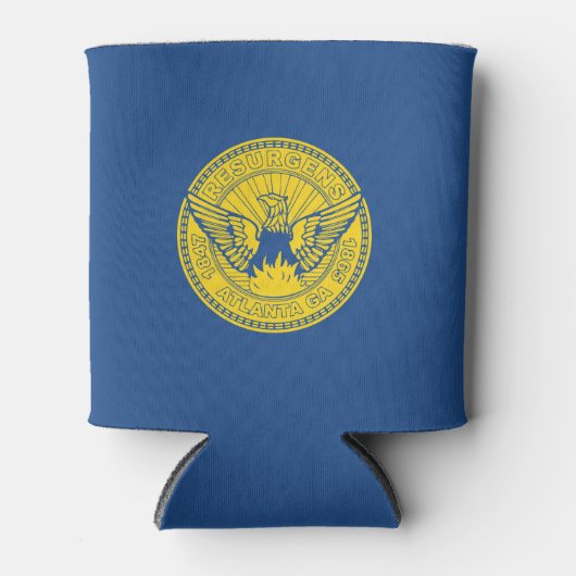 Vlag van Atlanta, Georgia Koelbox Blikjeskoeler (Voorkant)