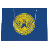 Vlag van Atlanta, Georgia Large Gift Bag Groot Cadeauzakje (Voorkant)