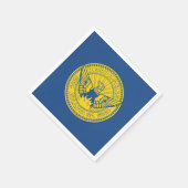Vlag van Atlanta, Georgia Paper Napkins Servet (Hoek)