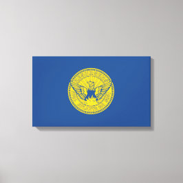 Vlag van Atlanta (Georgia, VS) Canvas Afdruk