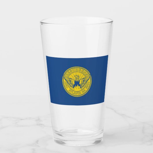 Vlag van Atlanta (Georgia, VS) Glas (Voorkant)