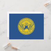 Vlag van Atlanta (Georgia, VS) Kaart (Voorkant / Achterkant in situ)
