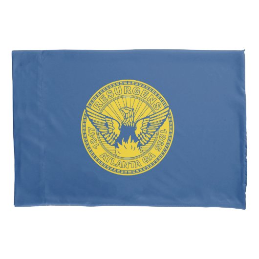 Vlag van Atlanta (Georgia, VS) Kussensloop (Voorkant-Links)