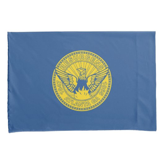 Vlag van Atlanta (Georgia, VS) Kussensloop (Voorkant-Rechts)