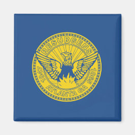 Vlag van Atlanta (Georgia, VS) Magneet