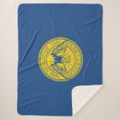 Vlag van Atlanta (Georgia, VS) Sherpa Deken (Voorkant)