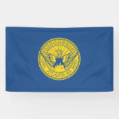 Vlag van Atlanta (Georgia, VS) Spandoek (Horizontaal)