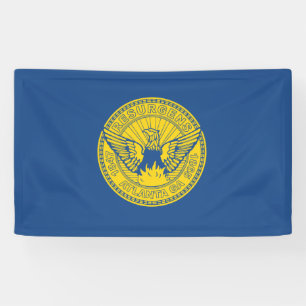 Vlag van Atlanta (Georgia, VS) Spandoek