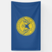 Vlag van Atlanta (Georgia, VS) Spandoek (Verticaal)