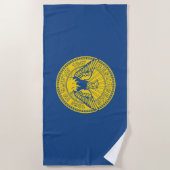 Vlag van Atlanta (Georgia, VS) Strandlaken (Voorkant)