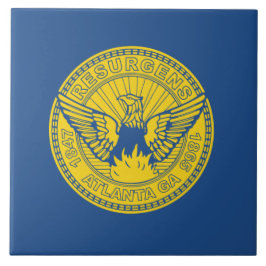 Vlag van Atlanta (Georgia, VS) Tegeltje