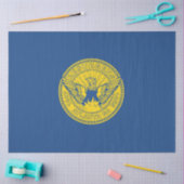 Vlag van Atlanta (Georgia, VS) Tissuepapier (Craft)