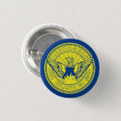 Vlag van Atlanta, Georgië Ronde Button 3,2 Cm (Voorkant /achterkant)