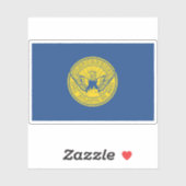 Vlag van Atlanta, Georgië Sticker (Vel)