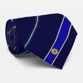 vlag van Atlanta stripes Stropdas (Opgerold)