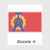 Vlag van Augusta, Kansas Sticker (Vel)