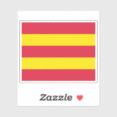 Vlag van Aust-Agder, Noorwegen Sticker (Vel)