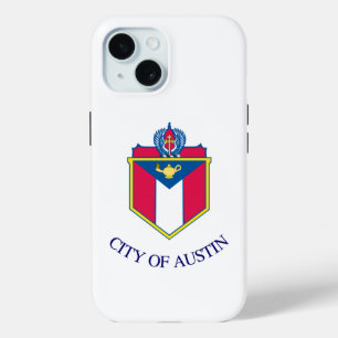 Vlag van Austin, Texas iPhone 15 Case