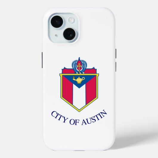 Vlag van Austin, Texas Case-Mate iPhone Case (Achterkant)