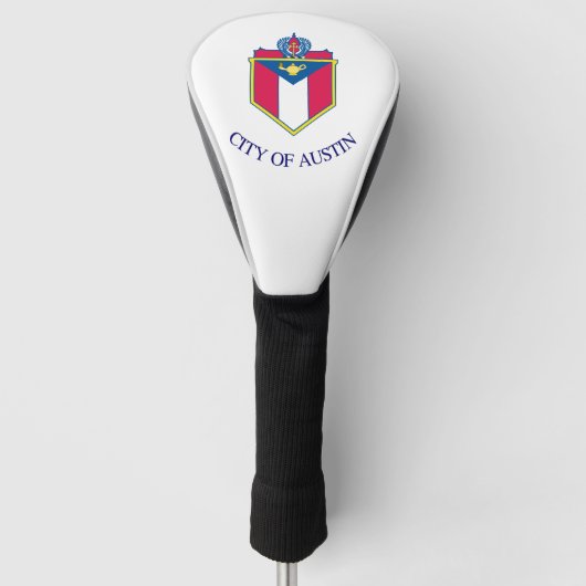 Vlag van Austin, Texas Golfheadcover (Voorkant)