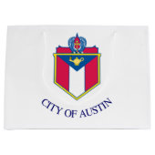 Vlag van Austin, Texas Groot Cadeauzakje (Voorkant)