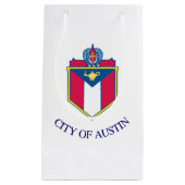 Vlag van Austin, Texas Klein Cadeauzakje (Voorkant)