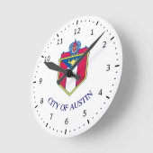 Vlag van Austin, Texas Ronde Klok (Hoek)