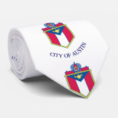 Vlag van Austin, Texas Stropdas (Opgerold)