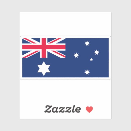 Vlag van Australië (1903-1908) Sticker (Vel)