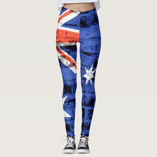  vlag van Australië #3 Leggings (Voorkant)