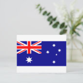 Vlag van Australië - Australische vlag Briefkaart (Staand voorkant)