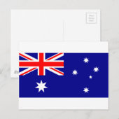 Vlag van Australië - Australische vlag Briefkaart (Voorkant / Achterkant)