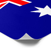 Vlag van Australië - Australische vlag Poster (Hoek)