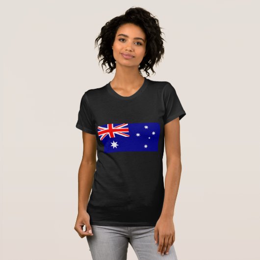 Vlag van Australië - Australische vlag T-shirt (Voorkant volledig)