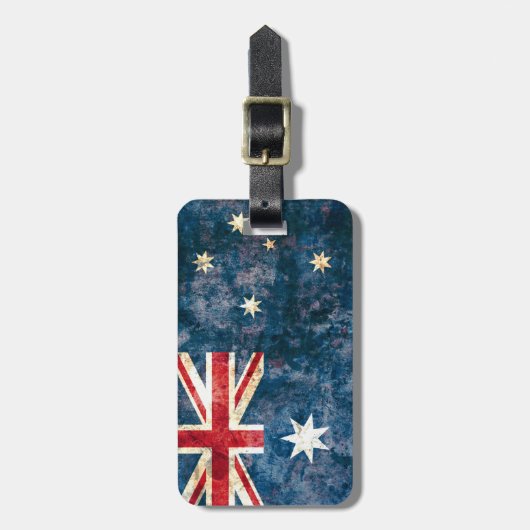Vlag van Australië Bagagelabel (Voorkant verticaal)
