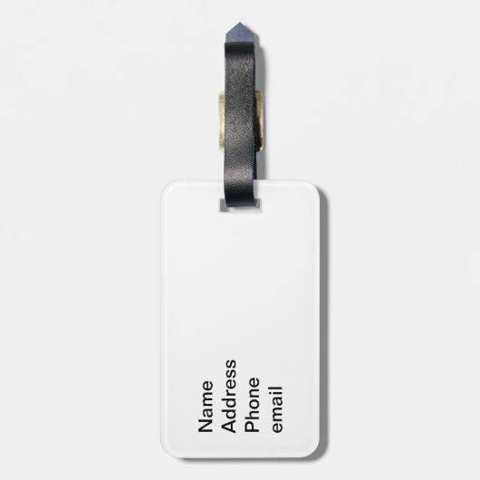 Vlag van Australië Bagagelabel (Achterkant verticaal)