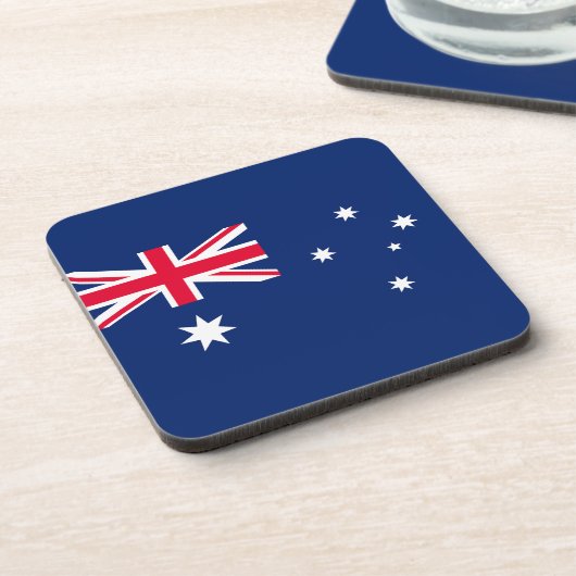 Vlag van Australië Bier Onderzetter (Linkerzijde)