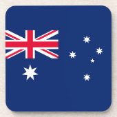 Vlag van Australië Bier Onderzetter (Voorkant)