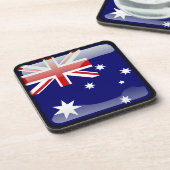 Vlag van Australië Bier Onderzetter (Linkerzijde)
