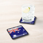 Vlag van Australië Bier Onderzetter (Rechterzijde)