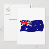Vlag van Australië Briefkaart (Voorkant / Achterkant)