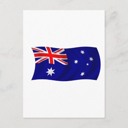 Vlag van Australië Briefkaart (Voorkant)