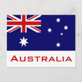 Vlag van Australië Briefkaart (Voorkant)