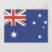 Vlag van Australië Briefkaart (Voorkant)