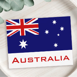 Vlag van Australië Briefkaart