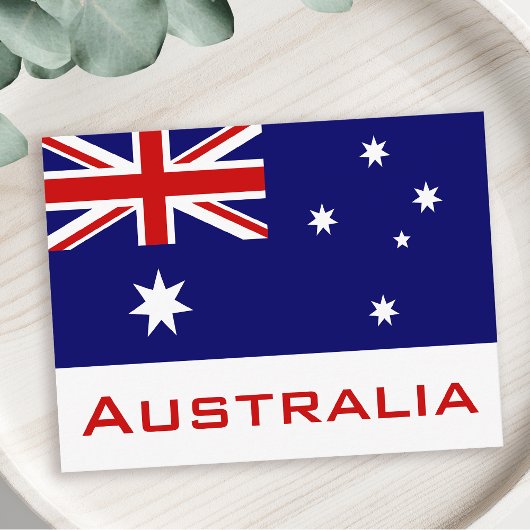 Vlag van Australië Briefkaart