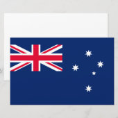 Vlag van Australië Briefpapier (Voorkant / Achterkant)