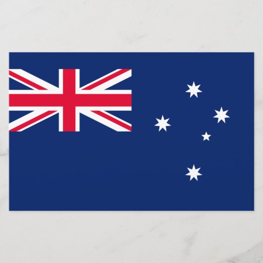 Vlag van Australië Briefpapier (Voorkant)