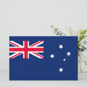 Vlag van Australië Briefpapier (Staand voorkant)