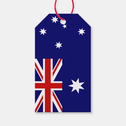 Vlag van Australië Cadeaulabel (Voorkant)